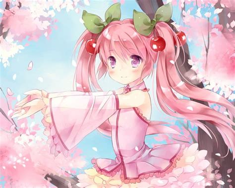 Sakura Miku Hatsune Miku Sakura Blossom Floral Cherry Blossom