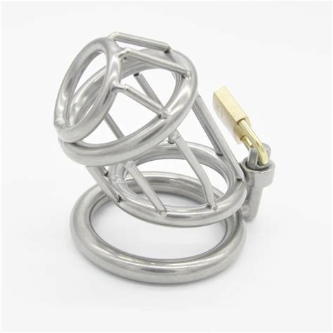 New Metal Male Chastity Belt Small Cage Chastity Device Cock Cage Penis Ring Sex Toys Sex