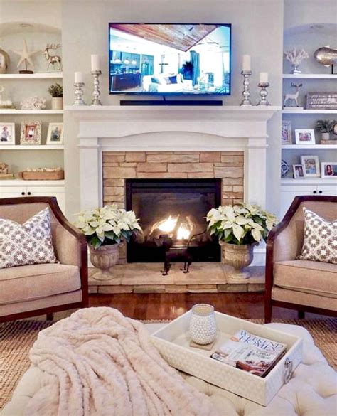 Best Modern Farmhouse Fireplace Mantel Decor Ideas