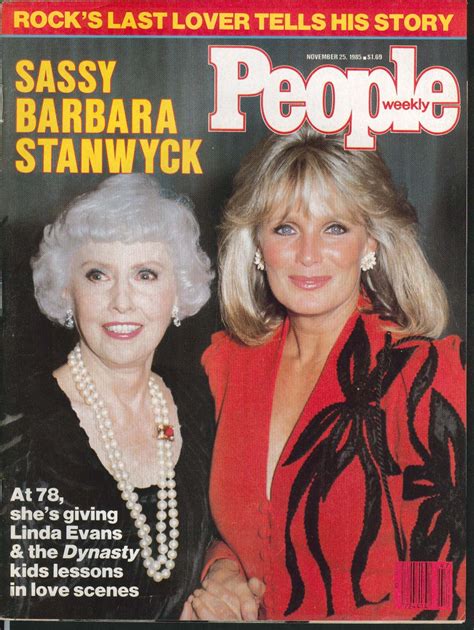 Barbara Stanwyck Linda Evans People Magazine