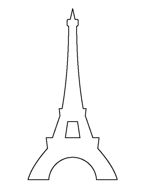 Free Printable Eiffel Tower Template Printable Templates