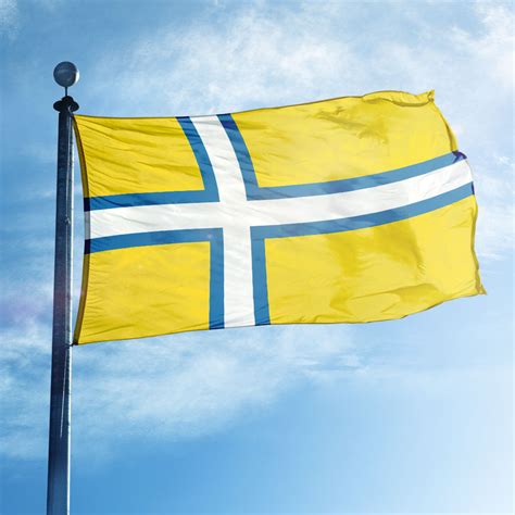 En referens till högsta punkten i länet västra götaland samt i landskapet västergötland. Flagga Västra Götaland 300x180cm | Beställ landskapsflagga ...