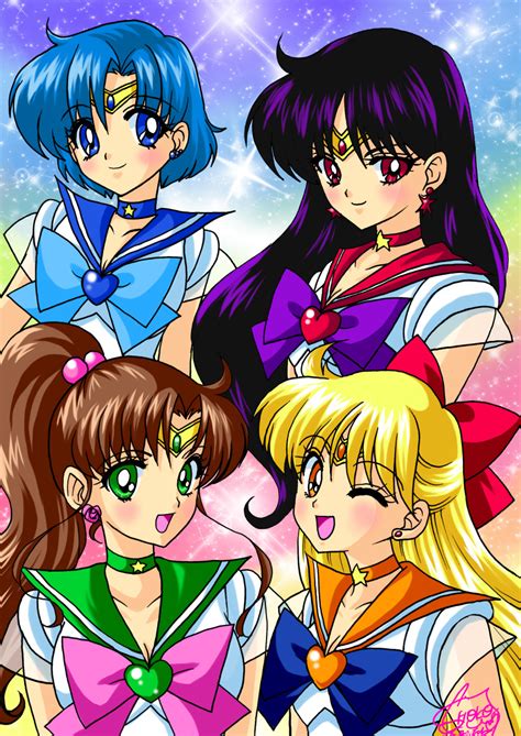 Safebooru 4girls 90s Absurdres Aino Minako Bishoujo Senshi Sailor