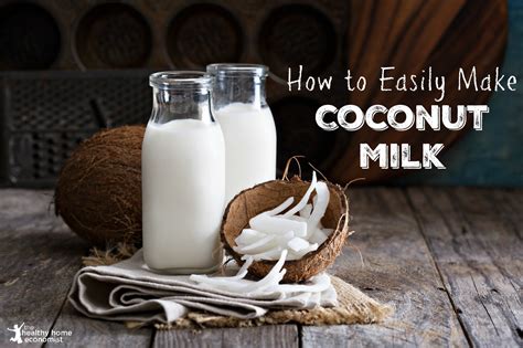 Homemade Coconut Milk Video The Healthy Home Economist