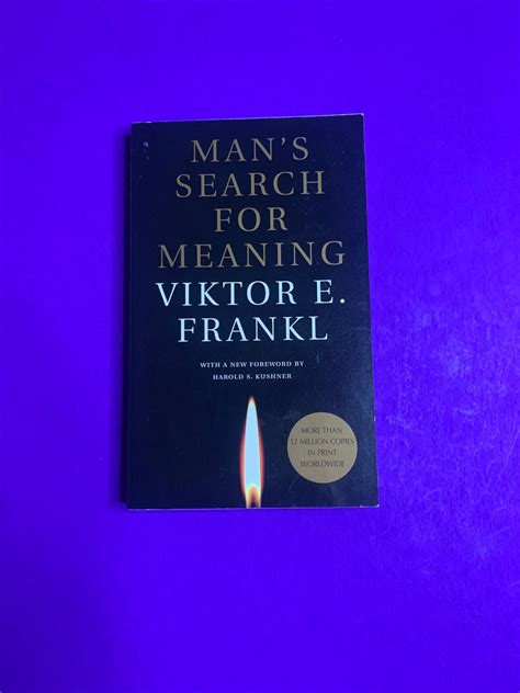 Viktor E Frankl Mans Search For Meaning Etsy