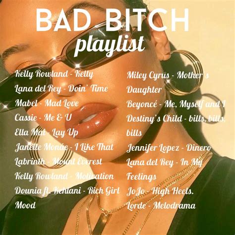 Bad Bitch Playlist Artofit