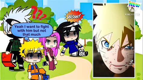 Team 7 Reacts To Tiktoks ️naruto ️ Naruto React Compilation Gacha Club