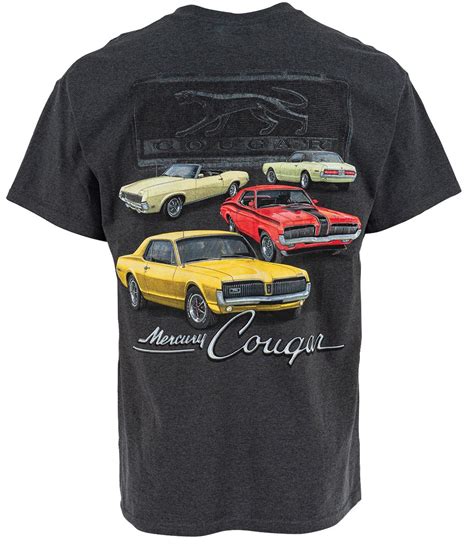 Summit Ts Fm5mc Gy Lg Mercury Cougar T Shirts Summit Racing