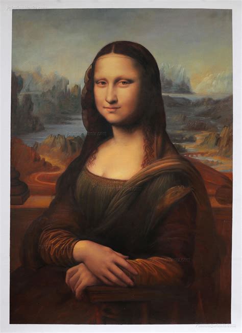 Mona Lisa Con Colores Invertidos Reproducción Mona Lisa Pintura Mona