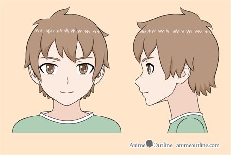 8 step anime boy s head face drawing tutorial. 8 Step Anime Boy's Head & Face Drawing Tutorial - AnimeOutline