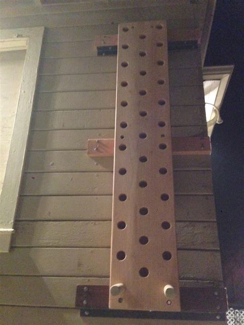 How To Build A Climbing Peg Board — The Final Project It Was A Lot Of
