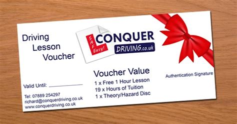 driving lessons gift voucher template  christmas driving lessons  birmingham