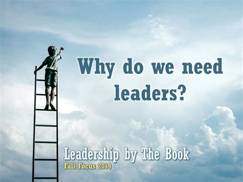 Why Do We Need Leaders Focus Online