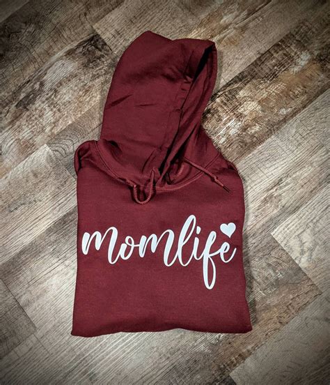 Momlife Hoodie Mom Hoodie Mothers Day T T For Etsy