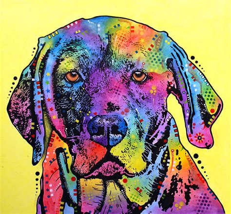 Fixate Labrador Painting By Dean Russo