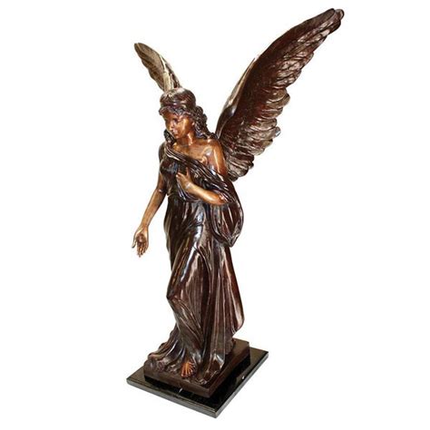 Heavens Angel Cast Bronze Garden Statue