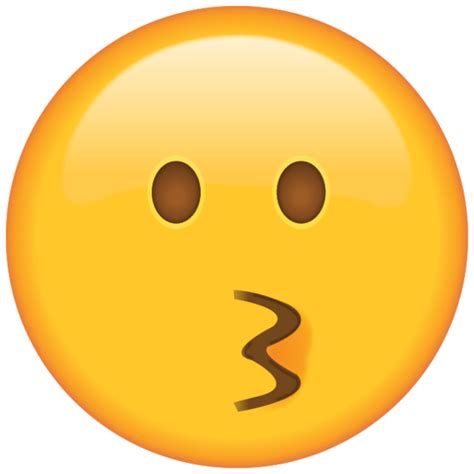 Download Kissing Face Emoji Icon Emoji Island