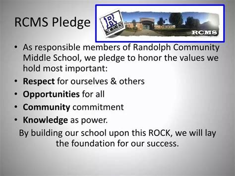Ppt Rcms Pledge Powerpoint Presentation Free Download Id6155237
