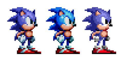 Sonics Mania Sprite Recolored To Fit Older Sonic 1andcd Colors R