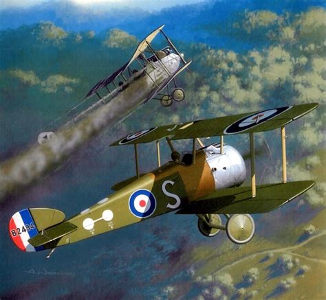 1917 09 Sopwith Camel 45 Squadron Lt D Gmclean Ww1 Aircraft Fighter