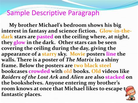Ppt Writing Descriptive Paragraphs Powerpoint Presentation Id5644348