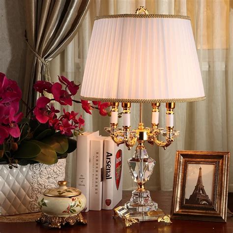 Fashion Ofhead K9 Crystal Table Lamp Luxury High Quality Crystal Table