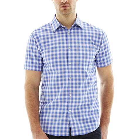 UPC 056945070257 - JF J. Ferrar Short-Sleeve Woven Shirt | upcitemdb.com