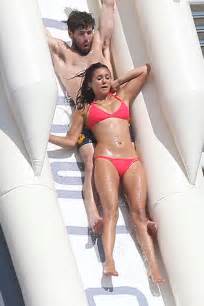 Nina Dobrev In Red Bikini Gotceleb