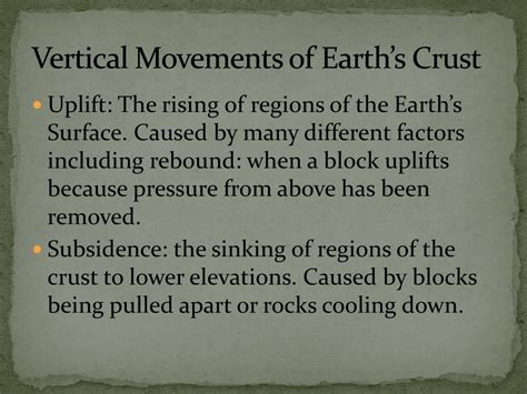 Ppt Deforming Of The Earths Crust Powerpoint Presentation Free