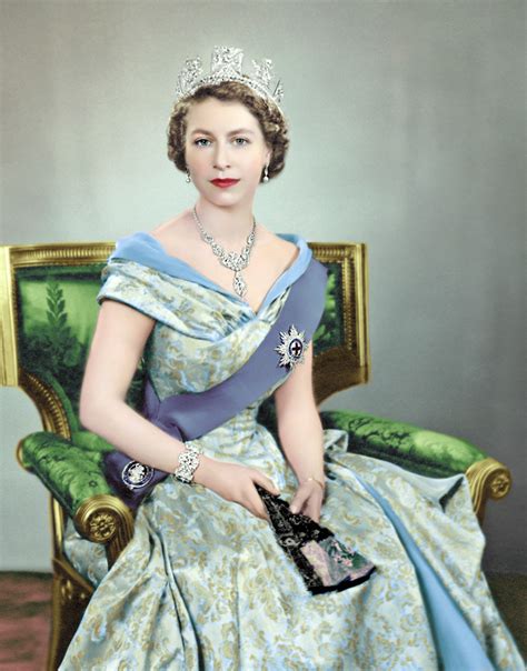 Queen elizabeth ii became queen on february 6, 1952, and was crowned on june 2, 1953. Queen Elizabeth II, 1952. original picture - Bringing ...