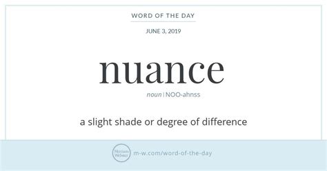 Nuance Definition And Examples Defitioni