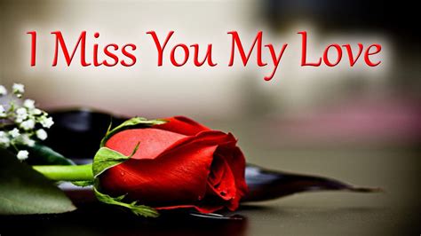 I Miss You My Love Missing You Quotes Wishes Quotes Images