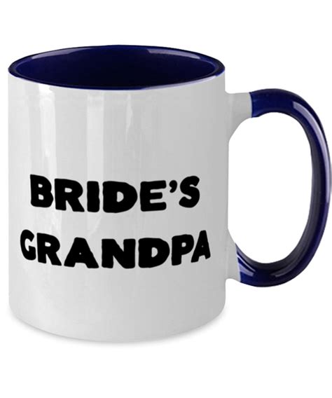 Brides Grandpa Two Tone 11oz Mug Grandpa Cup Perfect Etsy