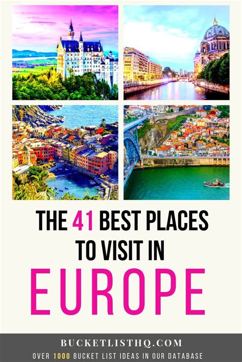 41 Best Places To Visit In Europe Bucket List Destinations With