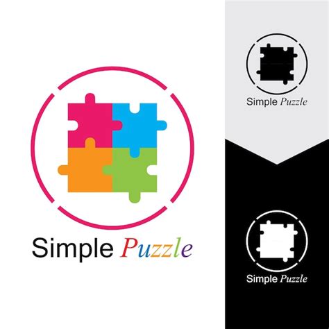 Premium Vector Puzzle Vector Icon Illustration Background