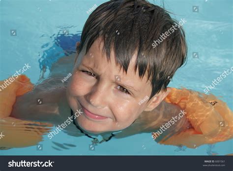 Happy Boy Swimming Pool Stock Photo 6001561 Shutterstock