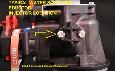 Water Softener Injector / Eductor How to clean or replace the injector