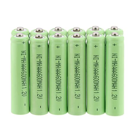 Green 3a Aaa Rechargeable Battery Batteries 12v 600mah Nimh Ni Mh