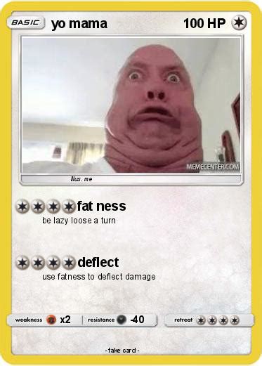 Pokémon Yo Mama 632 632 Fat Ness My Pokemon Card