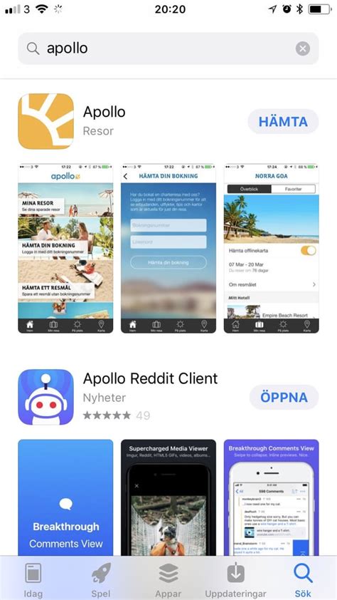 The Apollo App Now Ranks No 2 In Swedish App Store Right After One Of