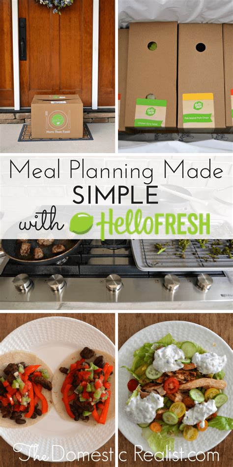 Meal Planning Made Simple With Hello Fresh The Domestic Realist