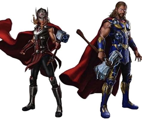 Thor Love And Thunder Promo Art Marvel Cinematic Universe Photo