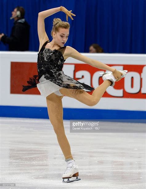 Elena Radionova Of Russia Performs During The Ladies Free Skating