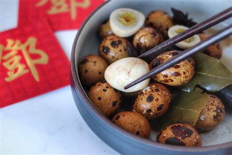 Chinese Tea Quail Eggs Lunar New Year Recipe Eating With Kirby