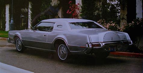 1973 lincoln continental mark iv in silver moondust metallic silver luxury group lincoln