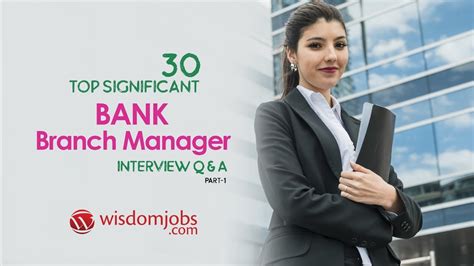 Bank Branch Manager Interview Questions And Answers 2019 Part 1 Bank