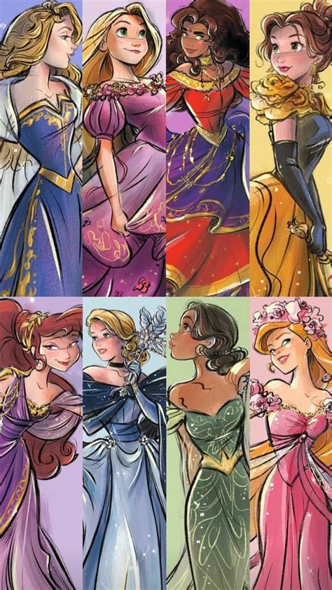 Pin By Riffa Martiana Syafitri On Disney Wallpapers Disney Princess Anime Disney Princess Art