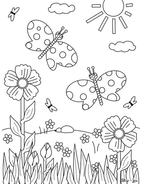 Beautiful Butterfly Coloring Pages | Skip To My Lou