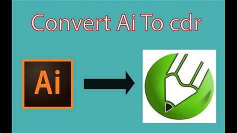 Convert Illustrator File To Corel File Ai To Cdr No Need Of Other