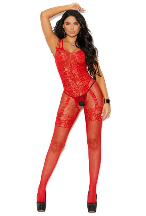 Fishnet Body Stockings Crotchless Bodystockings Lace Stockings